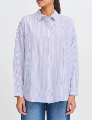 Camasa Oversize Ichi, albastru