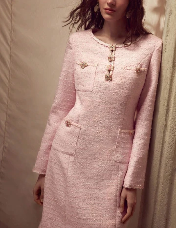 Rochie scurta MOTF, roz