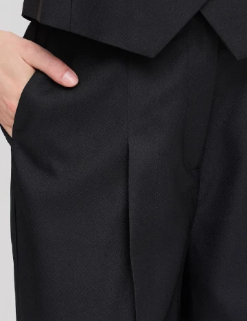 Pantaloni Ichi, negru