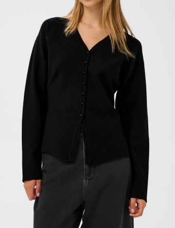 
						Cardigan InWear, negru