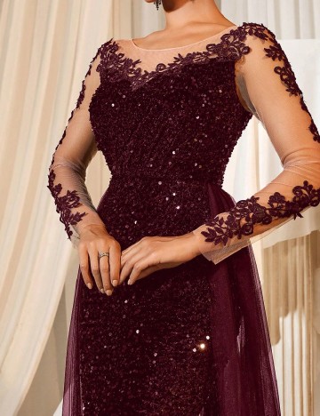 Rochie lunga Faeriesty, visiniu