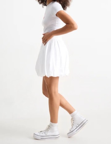 Fusta C&A, alb