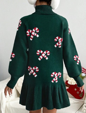 Rochie scurta SHEIN, verde