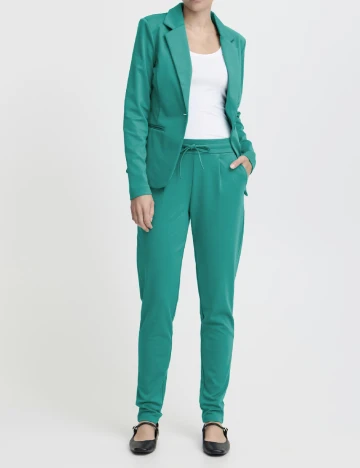 Pantaloni Ichi, turcoaz