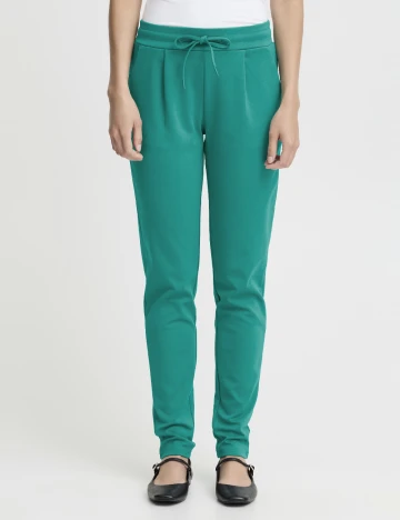 Pantaloni Ichi, turcoaz