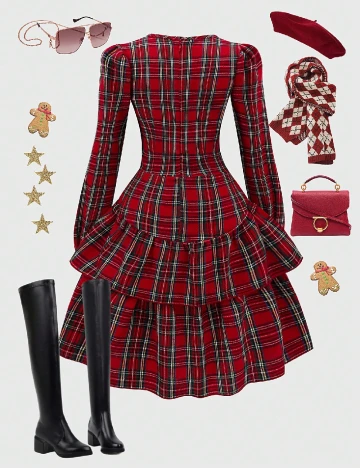 Rochie Shein Kids, rosu