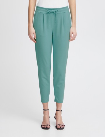 
						Pantaloni Ichi, turcoaz