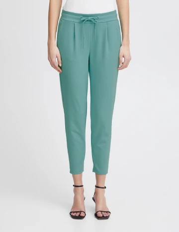 Pantaloni Ichi, turcoaz