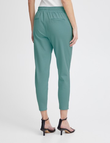 Pantaloni Ichi, turcoaz