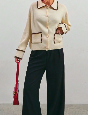 Cardigan SHEIN, crem