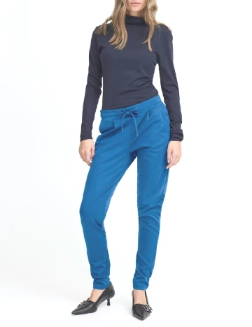 Pantaloni Ichi, albastru