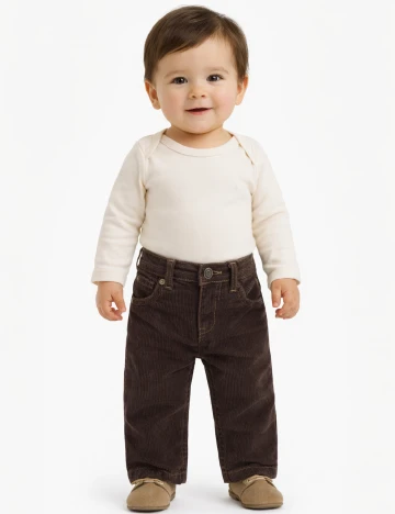 Pantaloni Zara, maro