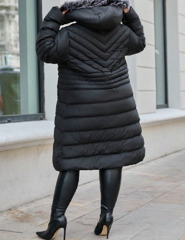 Geaca SHEIN CURVE, negru