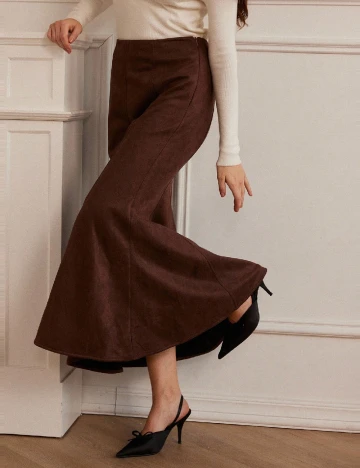 Fusta SHEIN, maro