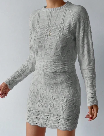 Compleu SHEIN CURVE, gri