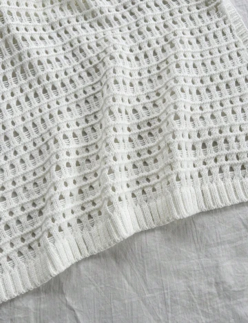 Rochie de plaja SHEIN, ecru