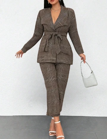 Compleu SHEIN CURVE, maro