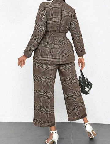 Compleu SHEIN CURVE, maro