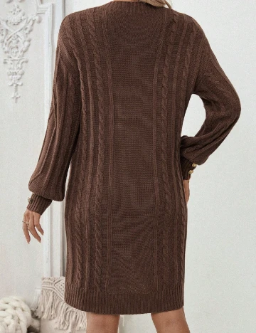 Rochie scurta SHEIN, maro