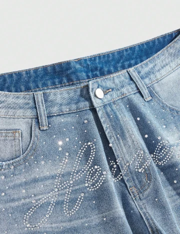 Blugi Romwe, albastru