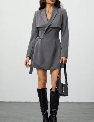 Rochie scurta SHEIN, gri