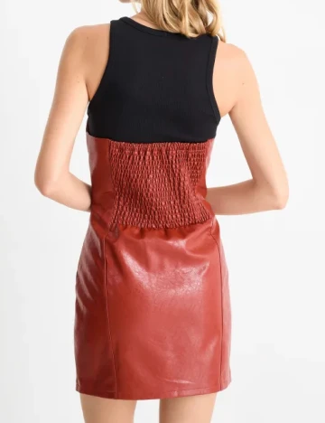 Rochie scurta C&A, caramiziu