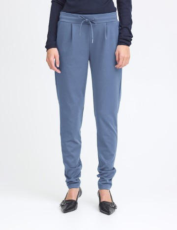 
						Pantaloni Ichi, albastru