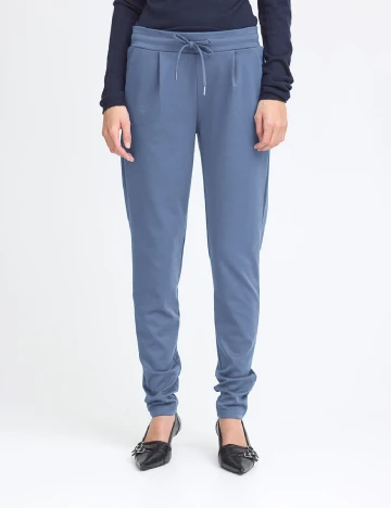 Pantaloni Ichi, albastru