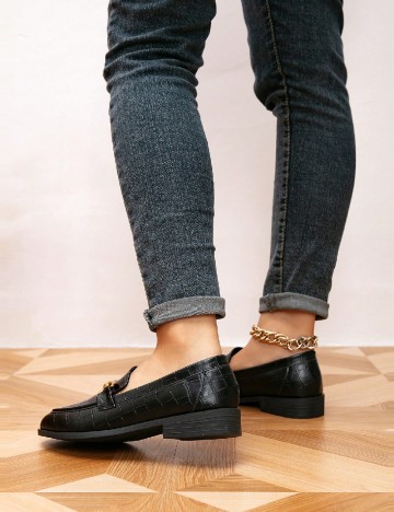 Mocasini SHEIN, negru