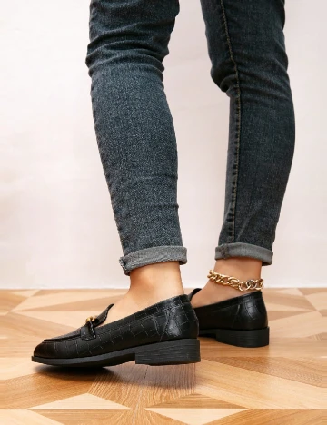 Mocasini SHEIN, negru