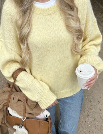 Pulover SHEIN, galben