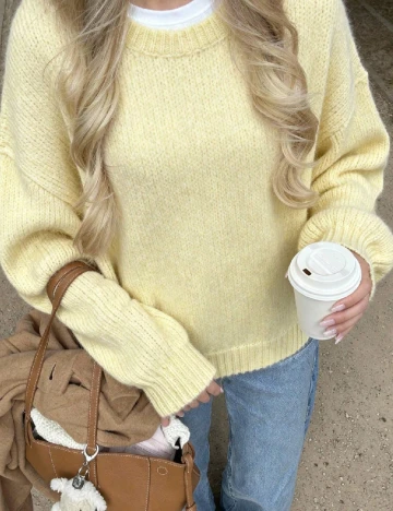 Pulover SHEIN, galben