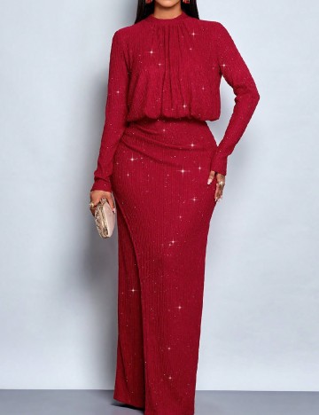 Rochie lunga SHEIN, rosu