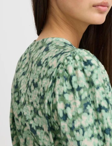 Rochie medie Ichi, verde