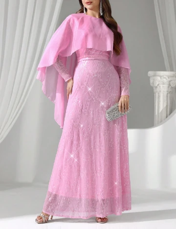 Rochie lunga SHEIN, roz