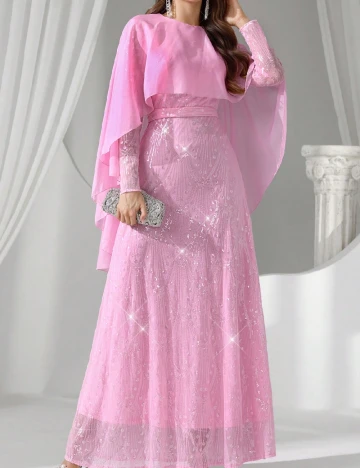 Rochie lunga SHEIN, roz