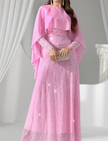 Rochie lunga SHEIN, roz