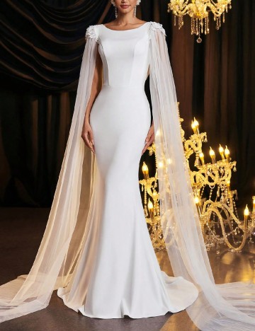 
						Rochie lunga SHEIN, alb