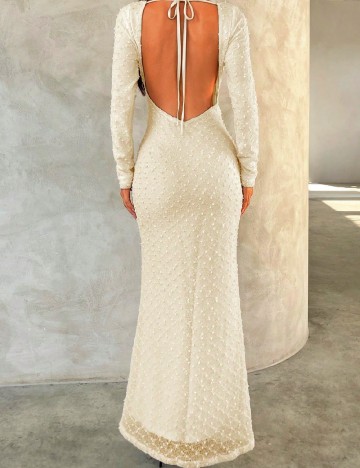 Rochie lunga SHEIN, ecru