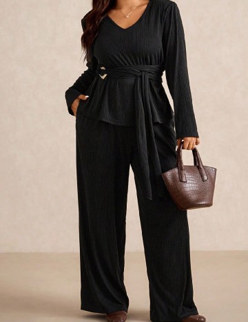 Compleu SHEIN CURVE, negru