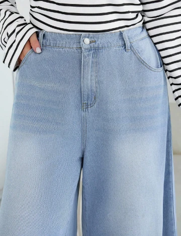 Blugi SHEIN CURVE, albastru