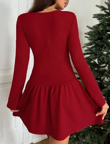Rochie scurta SHEIN, rosu