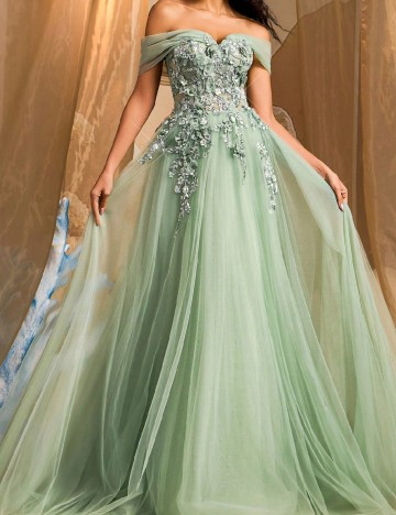 Rochie lunga SHEIN, verde