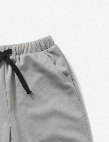 Compleu Shein Kids, negru/gri