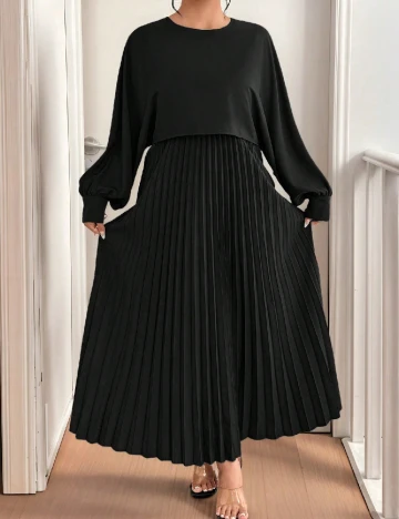 Rochie lunga SHEIN CURVE, negru