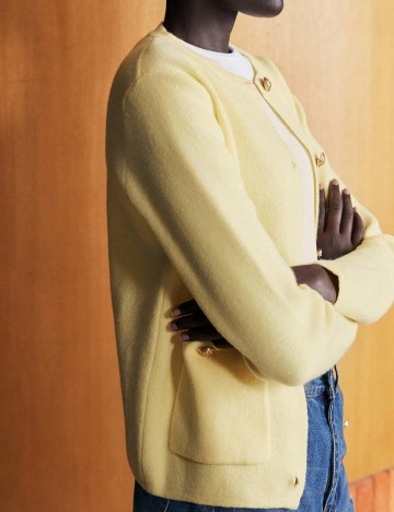 Cardigan SHEIN, galben