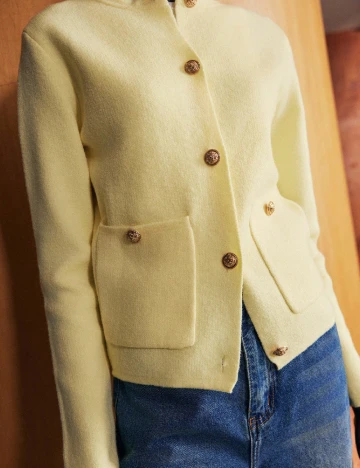 Cardigan SHEIN, galben