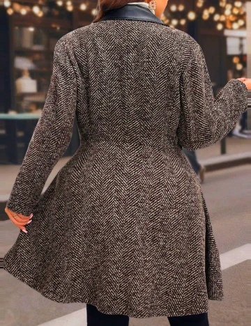 Palton SHEIN CURVE, mix culori