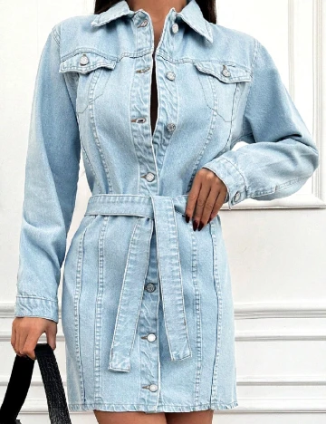 Rochie scurta SHEIN, albastru