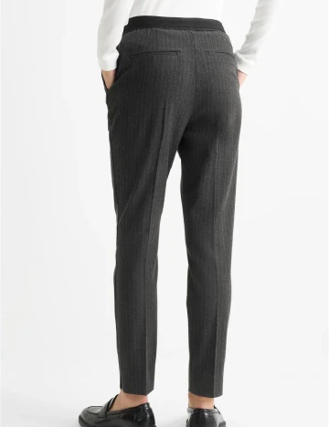 Pantaloni C&A, gri inchis